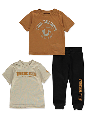 True Religion Baby Boys' 3-Piece Joggers Set Outfit - CookiesKids.com