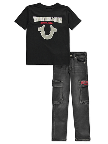 True Religion Boys' Cargo Jeans - CookiesKids.com