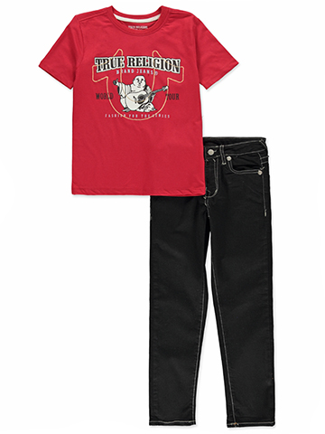 True Religion Boys' Graphic Tee and Jeans Set - CookiesKids.com