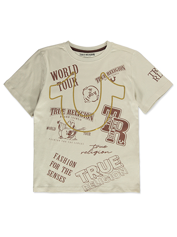 True Religion Boys' World Tour Graphic T-Shirt - CookiesKids.com