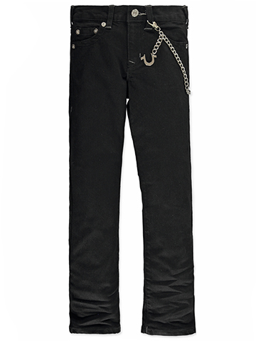 True Religion Boys' Billy Relaxed Bootcut Jeans with Pocket Chain Accent - CookiesKids.com