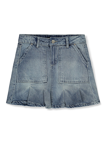 Joe's Girls' Pleated Denim Skirt - CookiesKids.com