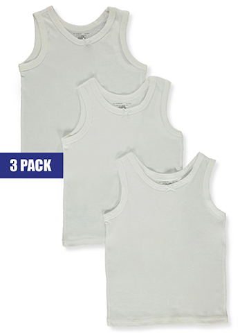 Cookie's Girls' 3-Pack Cotton Tank Tops - CookiesKids.com