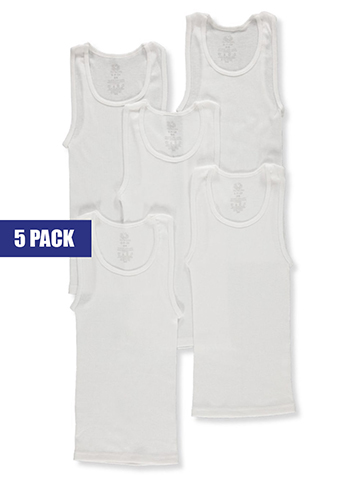 Fruit of The Loom Boys' Eversoft 5-Pack Tank Tops - CookiesKids.com