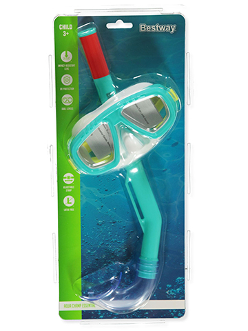 Bestway 2-Piece Snorkel Swim Mask Set Ages 3+ - CookiesKids.com