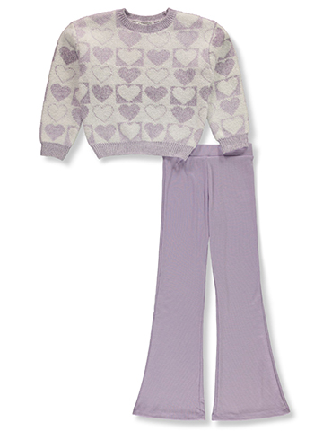 Vigoss Girls' 2-Piece Flare Pants Set Outfit - CookiesKids.com