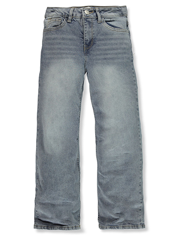 Vigoss Girls' Wide Leg Leopard Jeans - CookiesKids.com