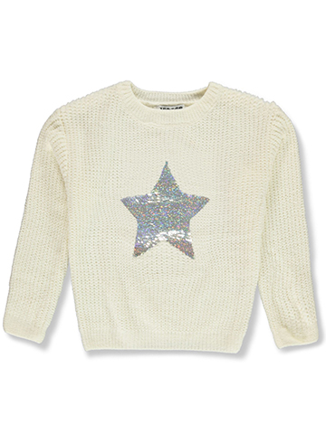 Vigoss Girls' Chenille Star Sweater - CookiesKids.com