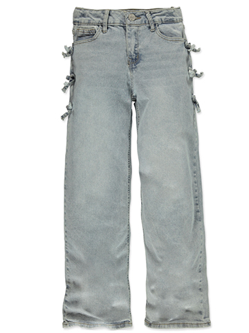 Vigoss Girls' Side-Tie Denim Jeans - CookiesKids.com