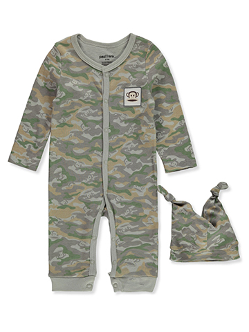 Paul Frank Baby Boys' 2-Piece Camo Coveralls Set - CookiesKids.com