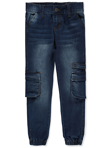 V.I.P. Jeans Girls' Denim Cargo Joggers - CookiesKids.com
