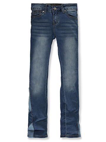 VIP Jeans Girls' 2-Tone Slim Jeans - CookiesKids.com