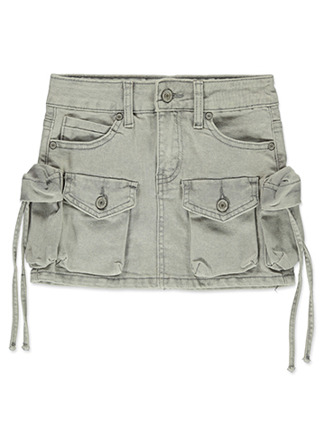 VIP Jeans Girls' Denim Cargo Skirt - CookiesKids.com