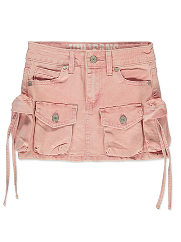 VIP Jeans Girls' Denim Cargo Skirt - CookiesKids.com