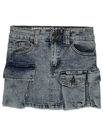 VIP Jeans Girls' Denim Cargo Skirt - CookiesKids.com