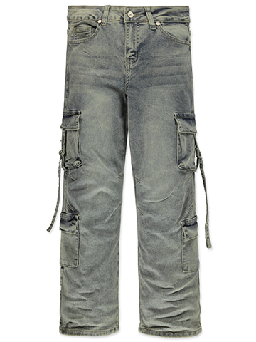 VIP Jeans Girls' Cargo Utility Jeans - CookiesKids.com
