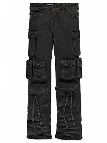 VIP Jeans Girls' Cargo Jeans with Utility Pockets - CookiesKids.com