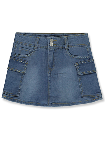 Wallflower Girl Girls' Rhinestone Cargo Skorts - CookiesKids.com
