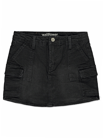 Wallflower Girl Girls' Denim Skorts - CookiesKids.com