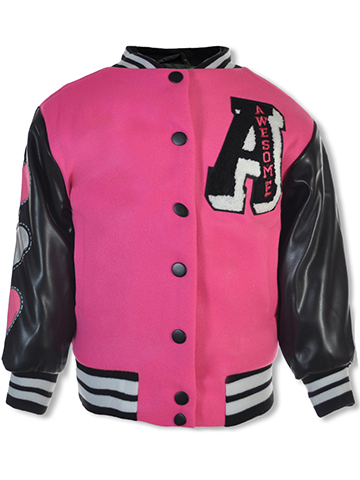 Chillipop Girls' Varsity Jacket - CookiesKids.com