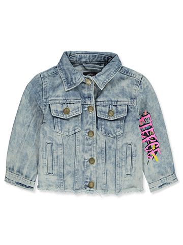 Girlshearts Baby Girls' Tiger Denim Jacket - CookiesKids.com