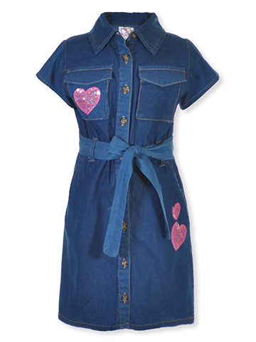 Chillipop Girls' Sequin Heart Dress - CookiesKids.com