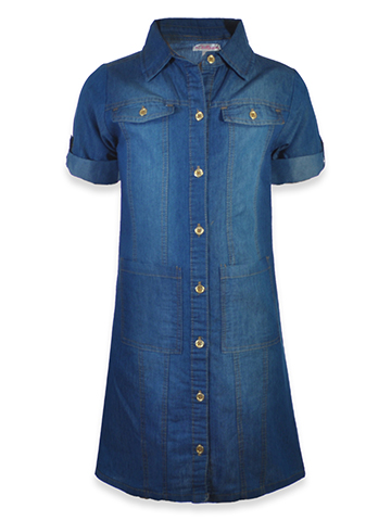 Chillipop Girls' Chambray Dress - CookiesKids.com