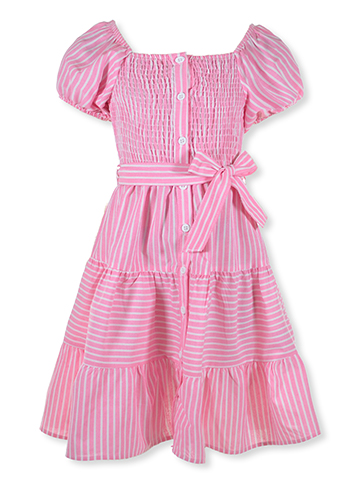 Girls Hearts Girls' Striped Poplin Dress - CookiesKids.com
