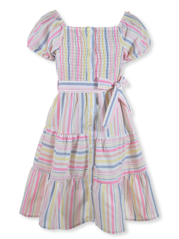 Girls Hearts Girls' Striped Poplin Dress - CookiesKids.com