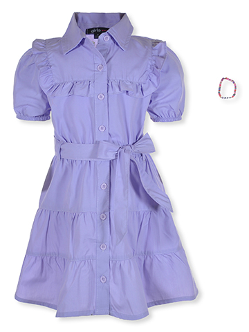 Girls Hearts Girls' 2-Piece Poplin Dress Bracelet Set - CookiesKids.com