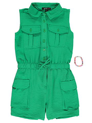 Girls Hearts Girls' 2-Piece Romper Set Outfit - CookiesKids.com