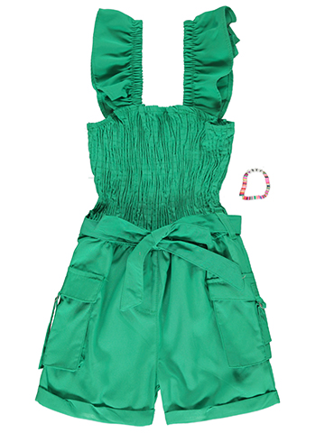 Girls Hearts Girls' 2-Piece Romper Set Outfit - CookiesKids.com