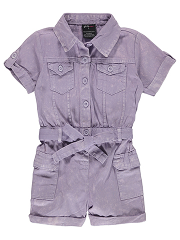 Girls Hearts Girls' Twill Romper - CookiesKids.com