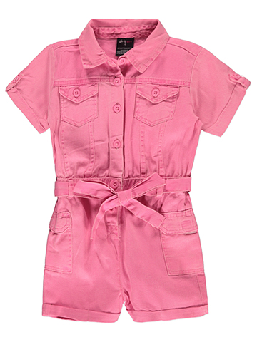 Girls Hearts Girls' Twill Romper - CookiesKids.com