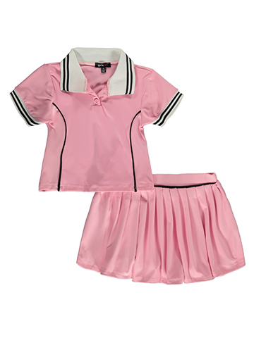 Girls Hearts Girls' 2-Piece Sport Skorts Set Outfit - CookiesKids.com