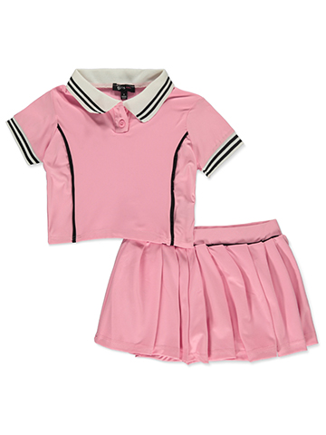 Girls Hearts Girls' 2-Piece Skorts Set Outfit - CookiesKids.com