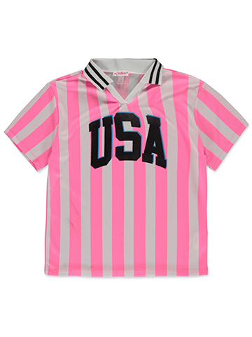 Chillipop Girls' Soccer Jersey Top - CookiesKids.com