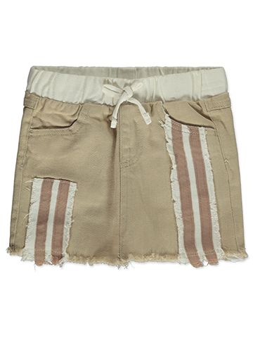 Chillipop Girls' Frayed Twill Skorts - CookiesKids.com