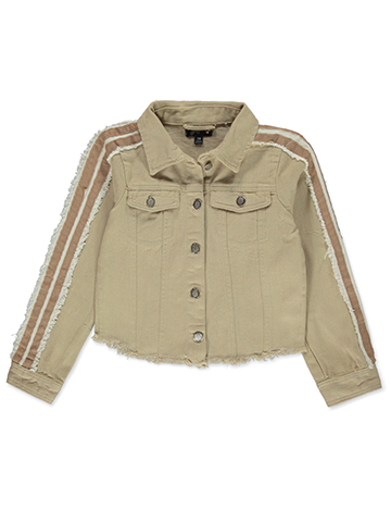 Girls Hearts Girls Frayed Twill Jacket - CookiesKids.com