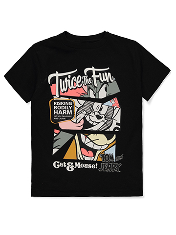 Tom & Jerry Boys' Laugh King T-Shirt - CookiesKids.com