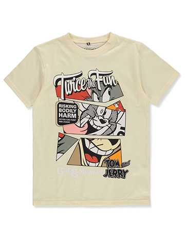 Tom & Jerry Boys' Laugh King T-Shirt - CookiesKids.com