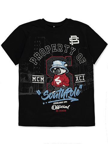 Southpole Boy's Varsity Bear T-Shirt - CookiesKids.com