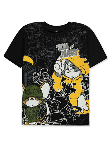 Tom & Jerry Boys' Foil T-Shirt - CookiesKids.com
