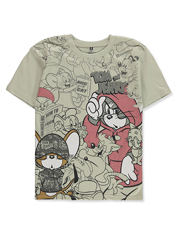 Tom & Jerry Boys' Foil T-Shirt - CookiesKids.com