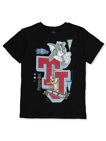 Tom & Jerry Boys' Varsity T-Shirt - CookiesKids.com