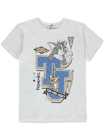 Tom & Jerry Boys' Varsity T-Shirt - CookiesKids.com