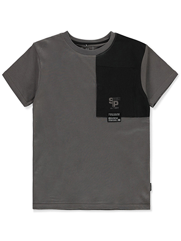 Southpole Boys' Pieced Tech Pocket T-Shirt - CookiesKids.com