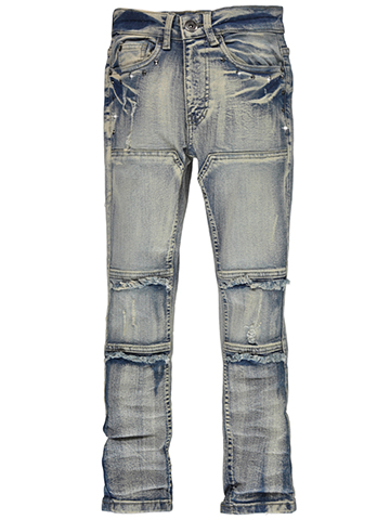 Southpole Boys' Stacked Studs Skinny Jeans - CookiesKids.com