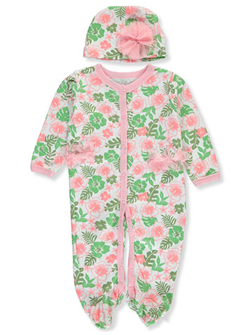Quiltex Boys Toddler Bear Hug Print Cute Novelty Coverall 2 Pack Set