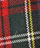 Black/Red/White/Gold *Plaid #63*